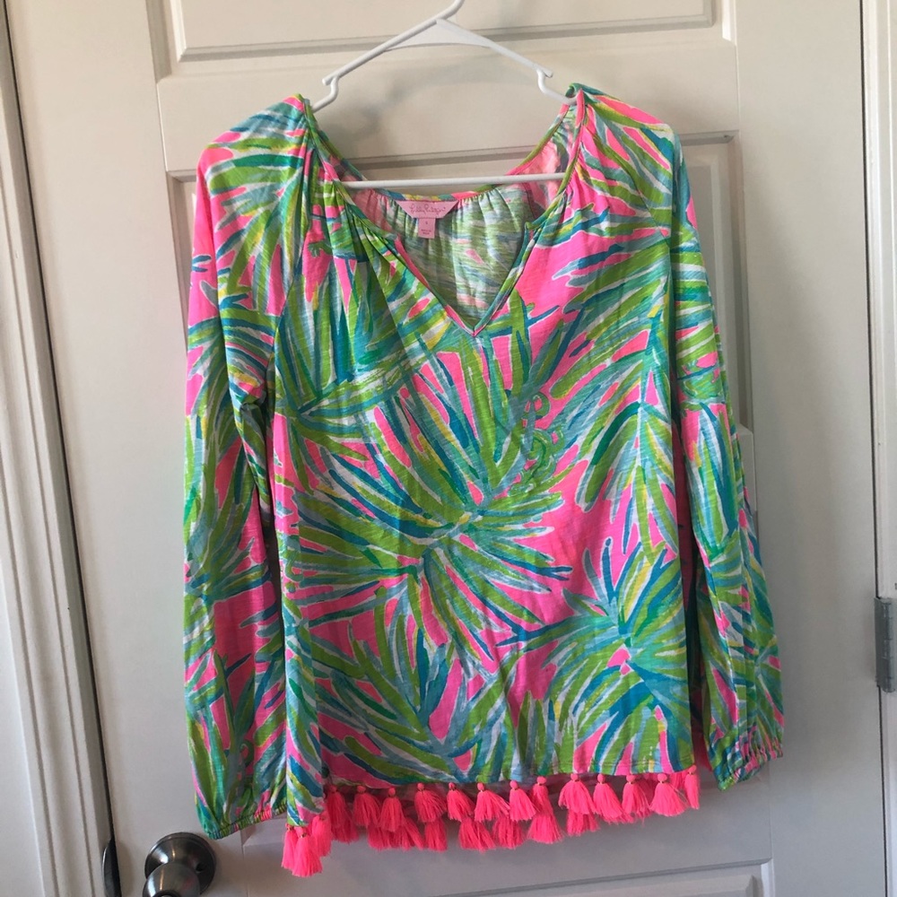 Lilly Pulitzer Tassel Tunic NWOT